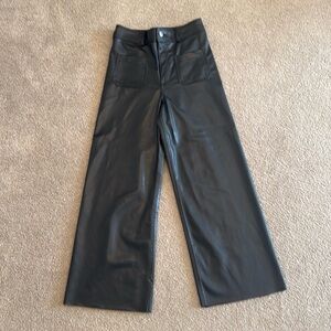 Zara faux leather pants